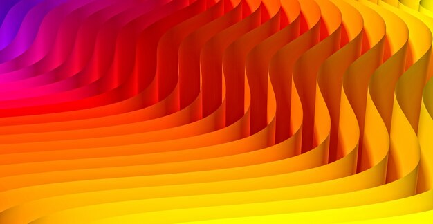 Gradient waved background