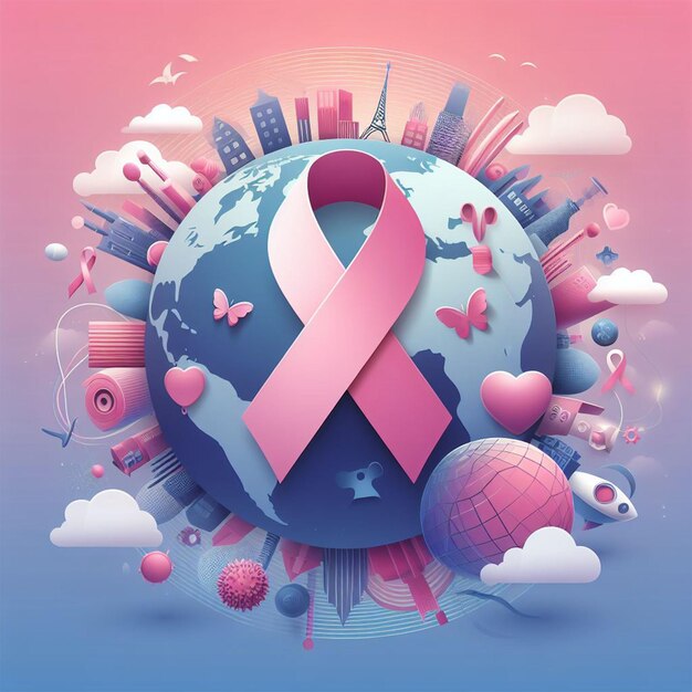 Gradient world cancer day