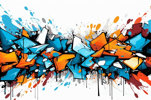 Photo graffiti spray images background and copy space