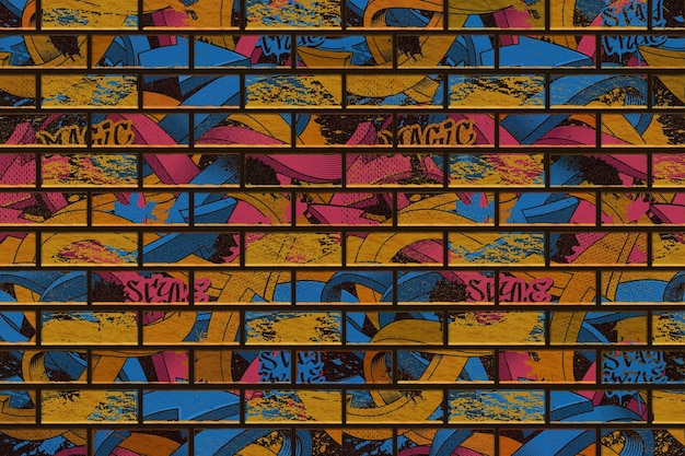 Graffiti wall background