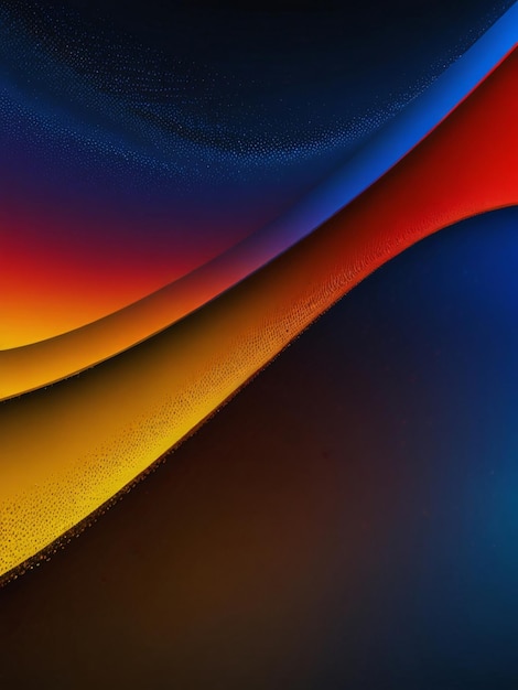 Grainy gradient background blue yellow red abstract