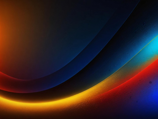 Grainy gradient background blue yellow red abstract