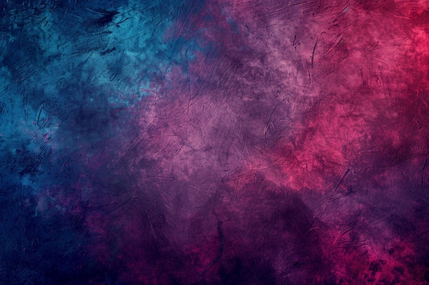 Grainy gradient background Red white and blue colors with soft faded watercolor border texture