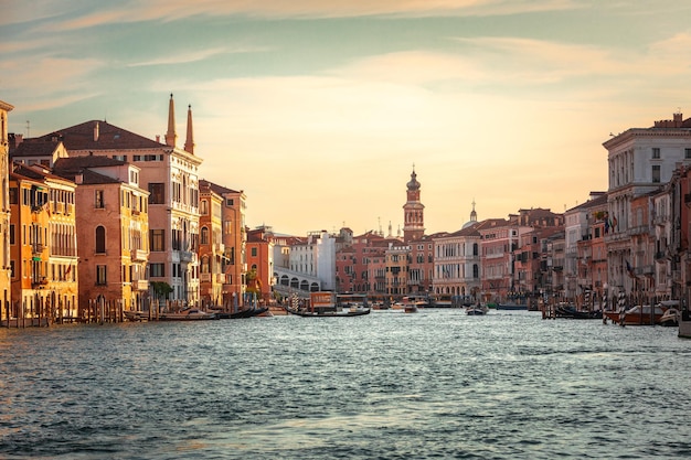 Gran Canale (Grand Canal) of Venezia, Veneto, Italy.