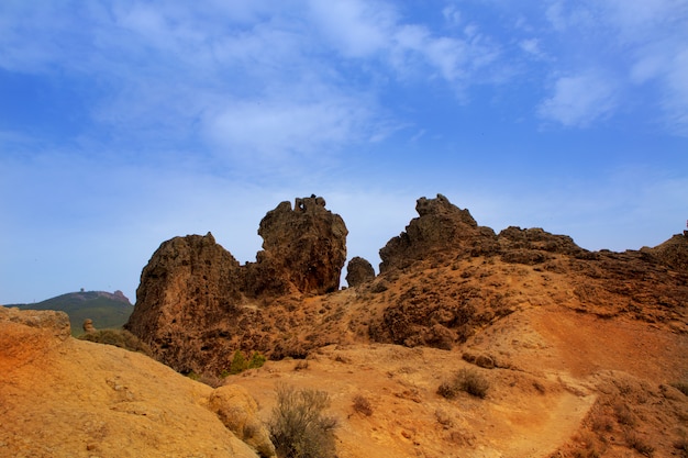 Gran canaria Tejeda Roques view from Nublo