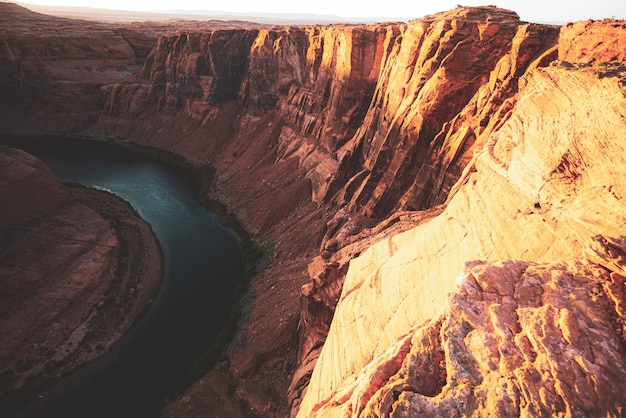 Grand Canyon, USA. Beautiful landscape of Grand Canyon National Park. Beautiful sunset at Grand Canyon National Park in summer.