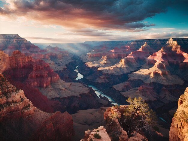 grand canyon with beautiful view