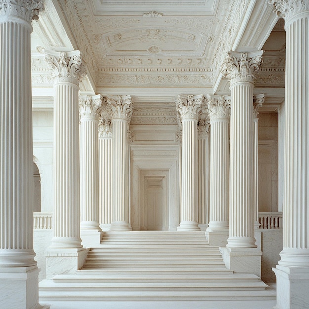 A grand courthouse with classical architecture and columns