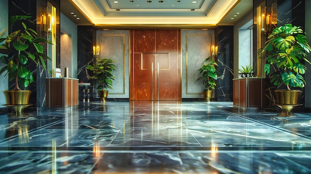 Grand Hotel Entrance A Portal to Luxury and Elegance Where Design Meets Hospitality