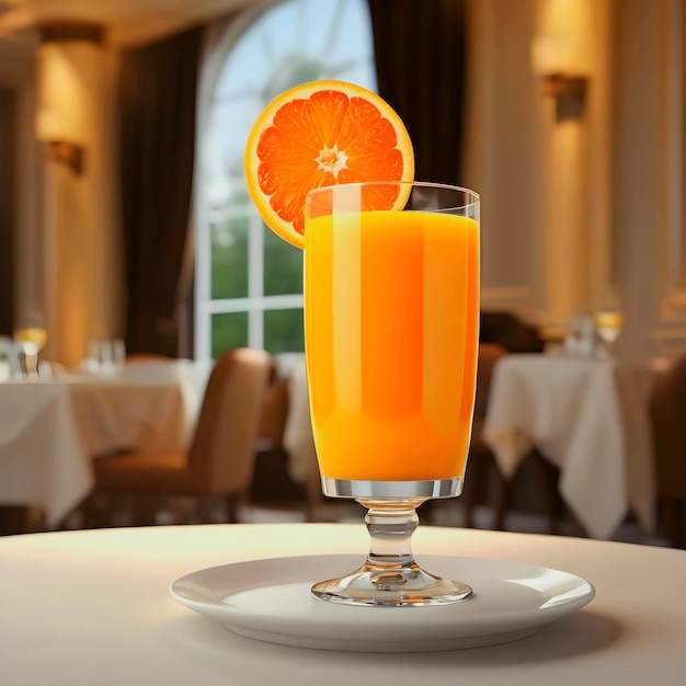 Grand Orange Juice Display Luxury FiveStar Hotel Experience