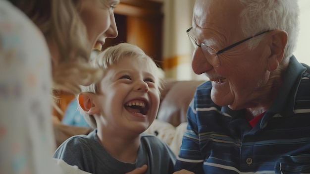 Grandparents and Grandchildren Share a Moment of Pure Joy on the Playground