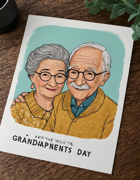 Photo grandparentsday watercolor with 8 september grandparents day