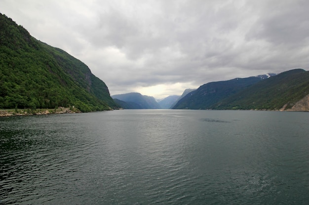 Granvin Fjord in Norway Scandinavia