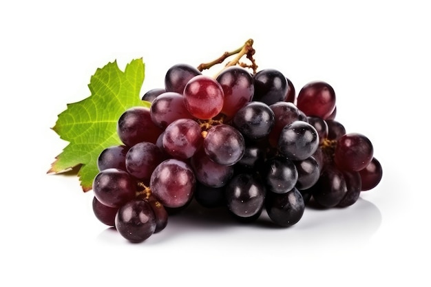 Grape isolated on white background Generative AI