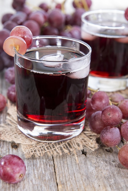 Grape Juice with Ice