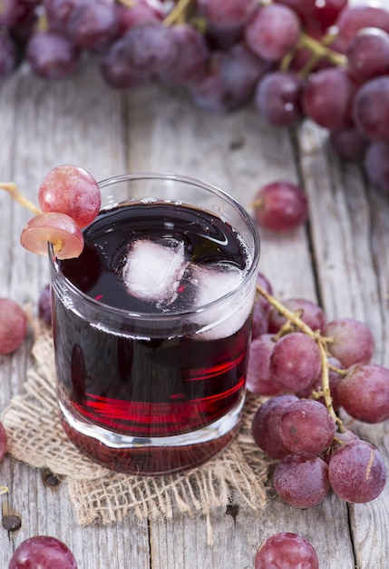 Grape Juice with Ice