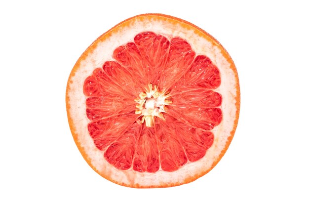 Grapefruit isolated on a white background