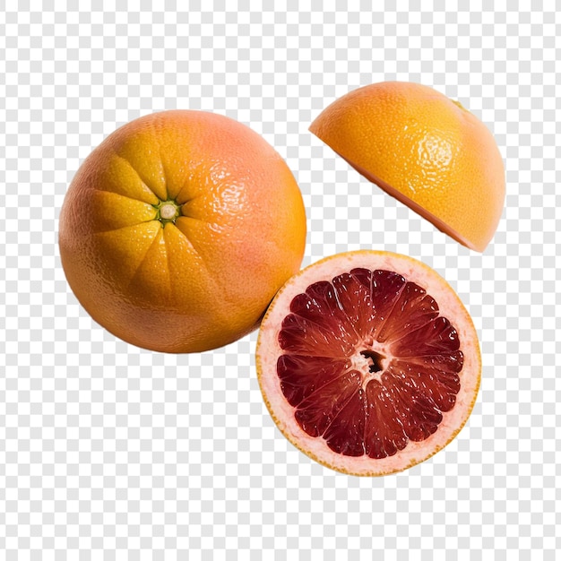 grapefruit on transparent background