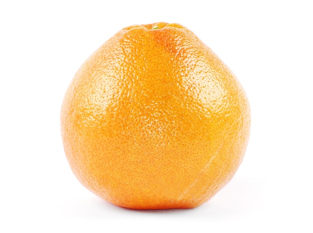 Grapefruits on white background