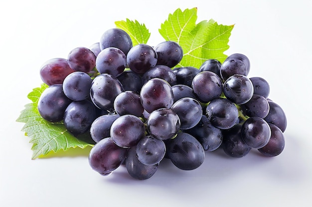 Grapes isolated on a white background high quality high resolution