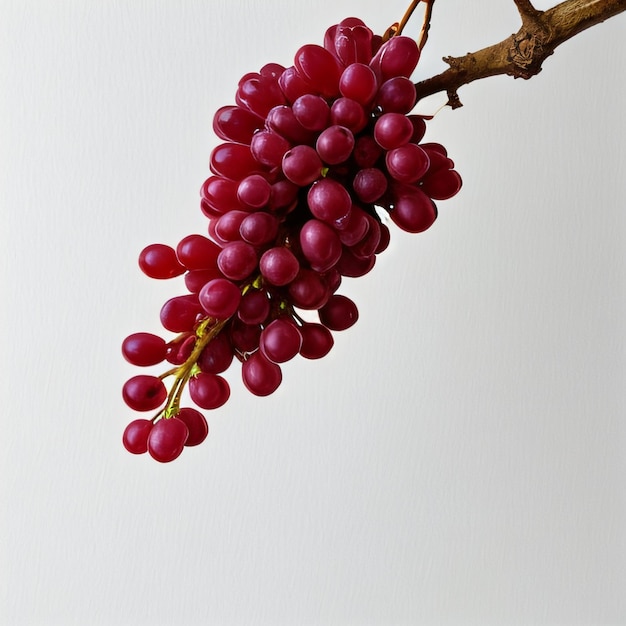 Photo grapes isolated on white background