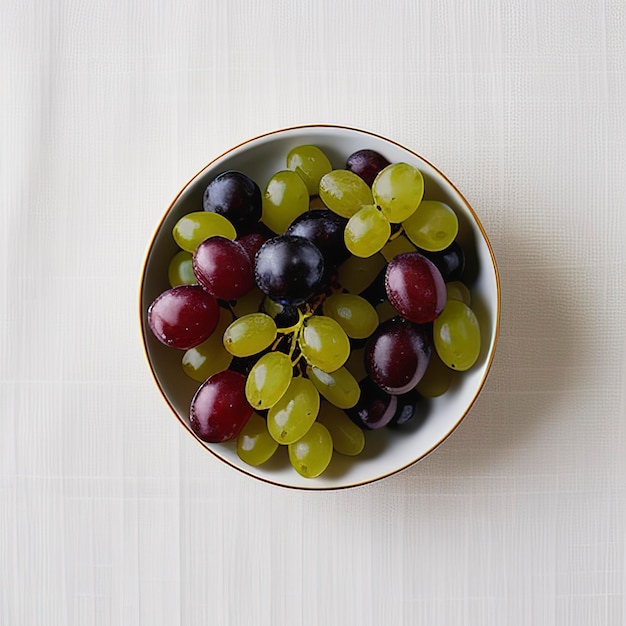 Grapes isolated on white background