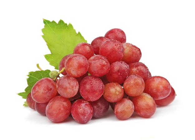 Grapes with leaves