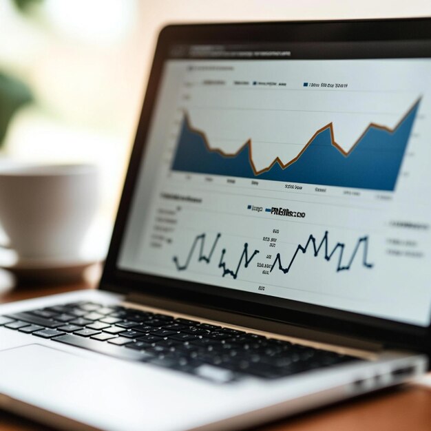 A graph showing the ROI of a PPC campaign with positive performance trends