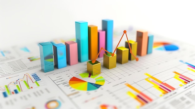 a graph with a graph of colored ones with a graph that says multicolored on it