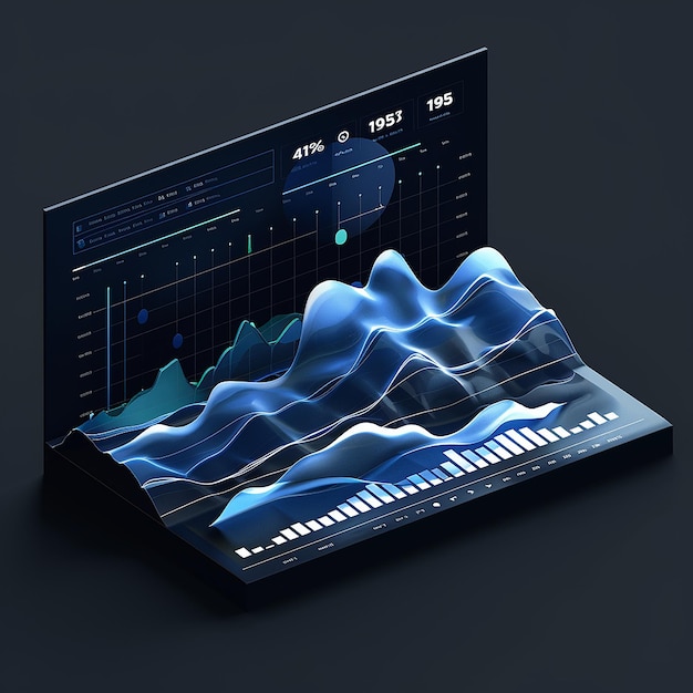 a graph with the word data on it