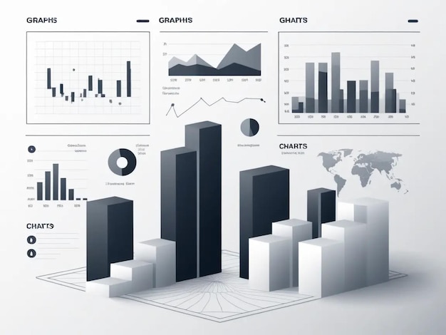 Photo a graphic of a graph with the word graph on it