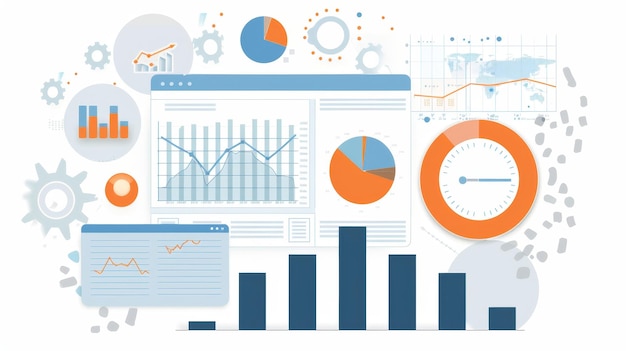 Photo a graphic of a graphic with a chart that says  business