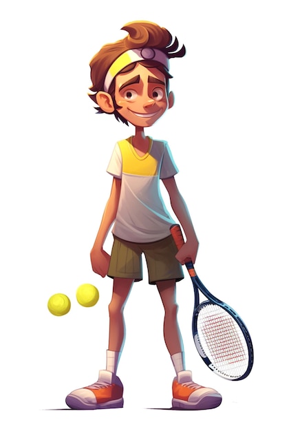 graphic of tennis