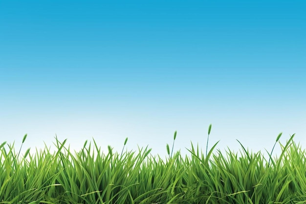 Grass background and copy space