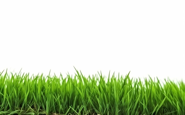 Grass isolated on white background