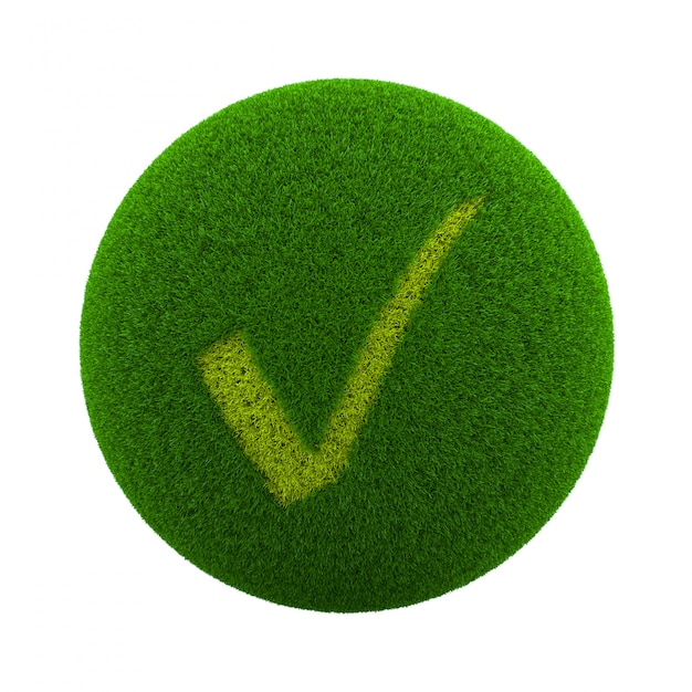 Grass Sphere Check Icon