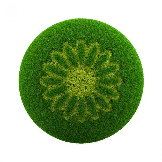 Grass Sphere Spring Icon