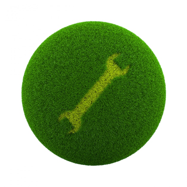 Grass Sphere Support Icon