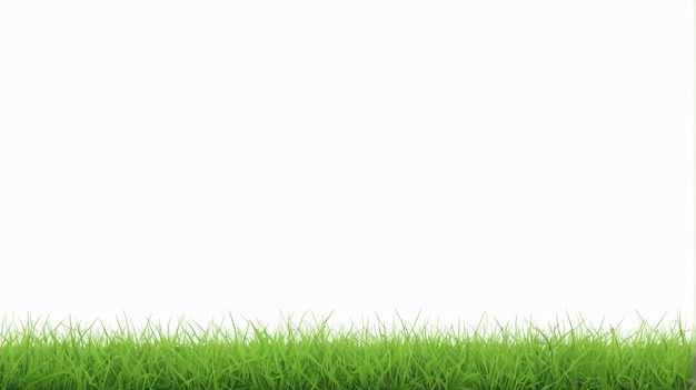 grass with a white background and a green border