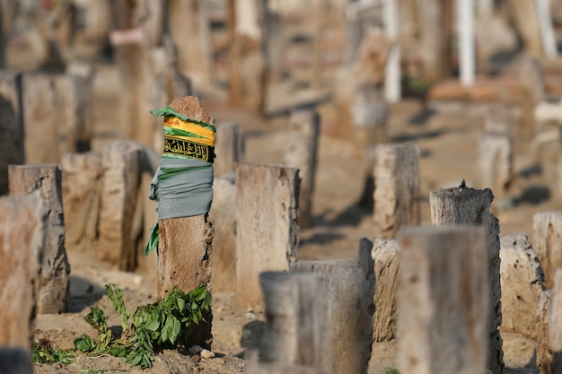 ‏A grave is a location where a dead body is buried Graves are usually located in special areas set