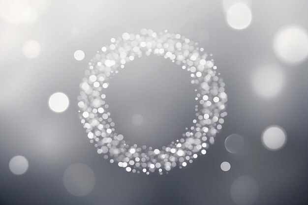 Gray blurred backdrop of nature circle white wallpaper gray bokeh background