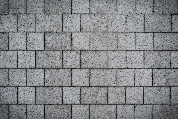 Gray brick rocks stone paved floor texture design