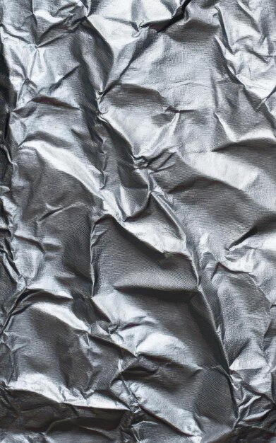 Gray colored metal foil texture