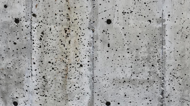 Gray Concrete Wall with Holes