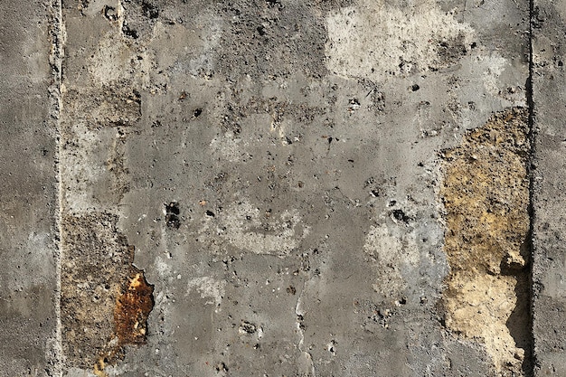 Photo a gray concrete wall with a number on it