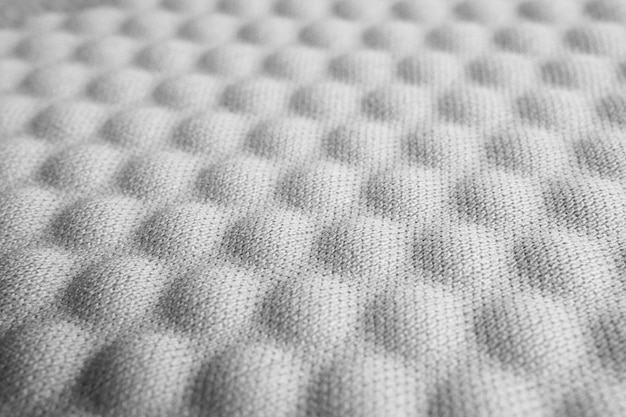 Gray convex nylon fabric pattern texture background