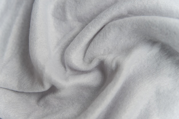 Gray fleece texture surface