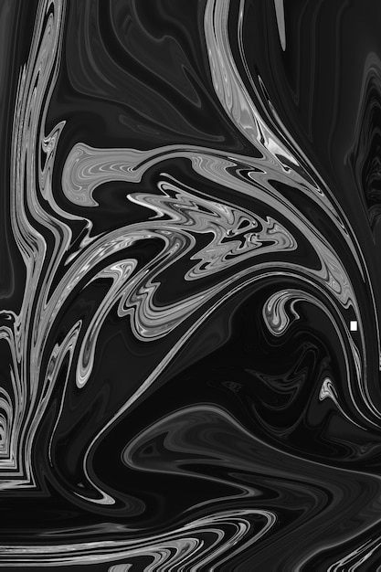 Gray fluid art marbling paint textured background