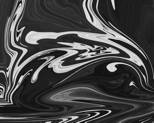 Gray fluid art marbling paint textured background