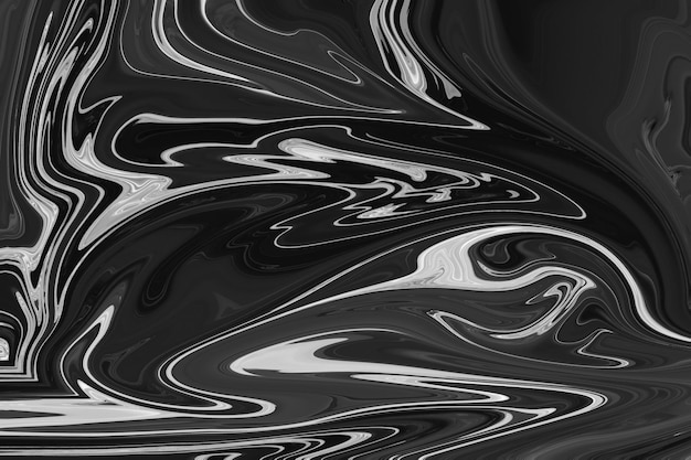 Gray fluid art marbling paint textured background